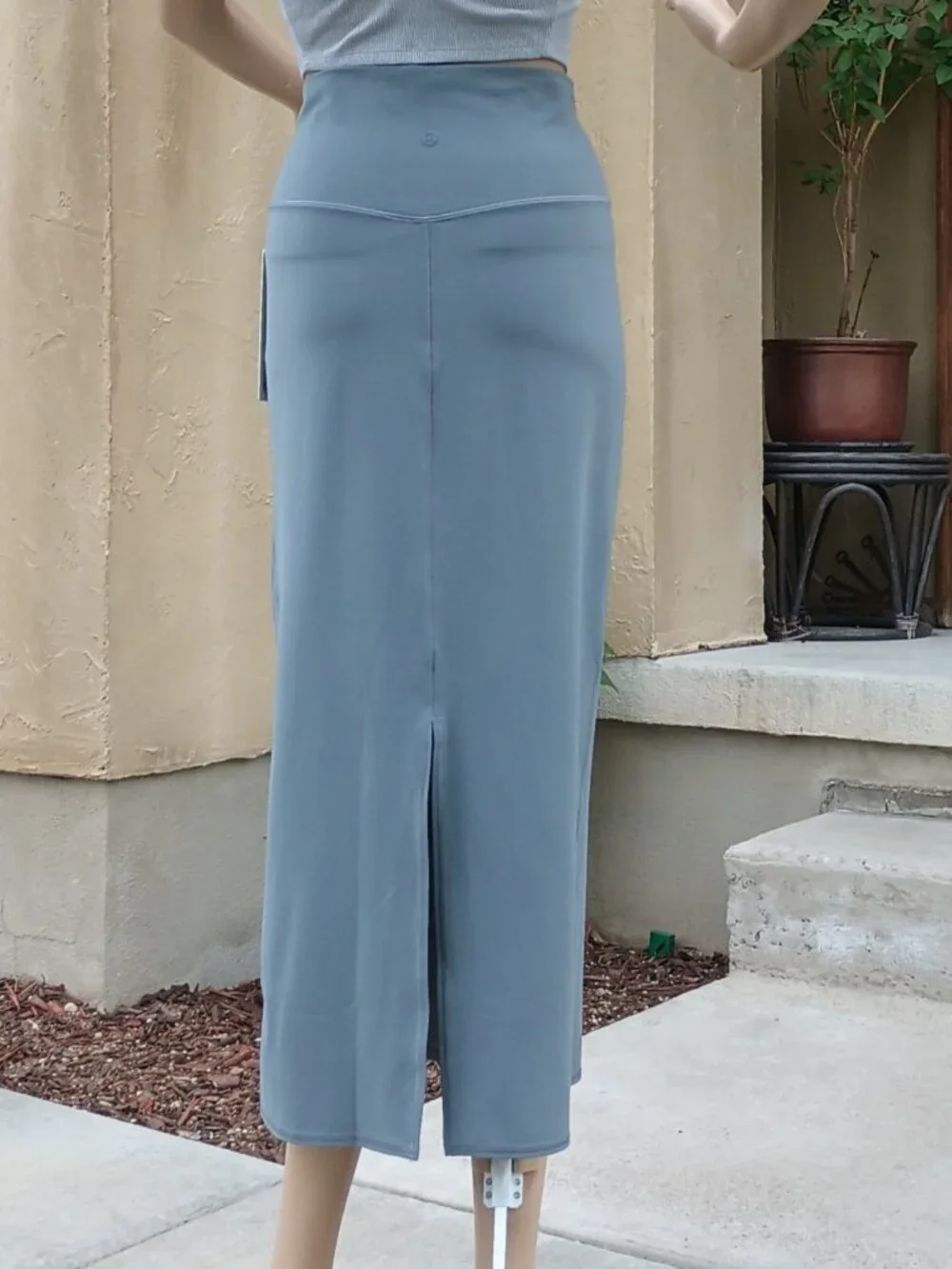 Long Skirt by Lululemon (Nulu Slim Fit High Rise Maxi Skirt) XS, gray color, NWT